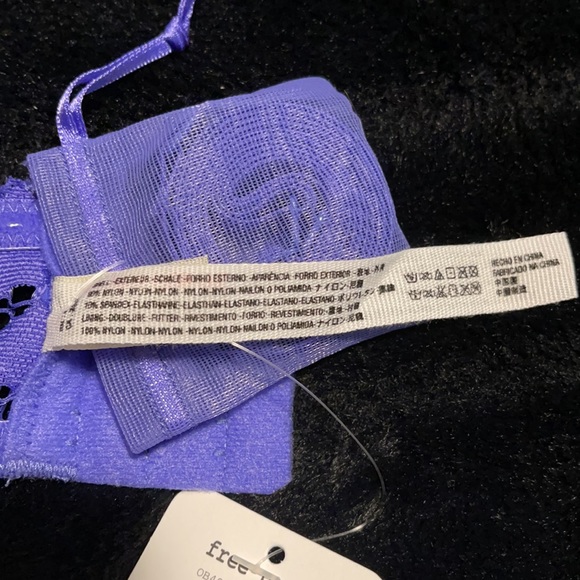 Free People, Love Letters underwire bra Periwinkle, 36 B, NWT - Picture 9 of 9